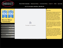 Tablet Screenshot of directconstruction.ca